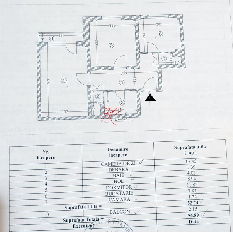 Polona, vanzare apartament 2 camere.